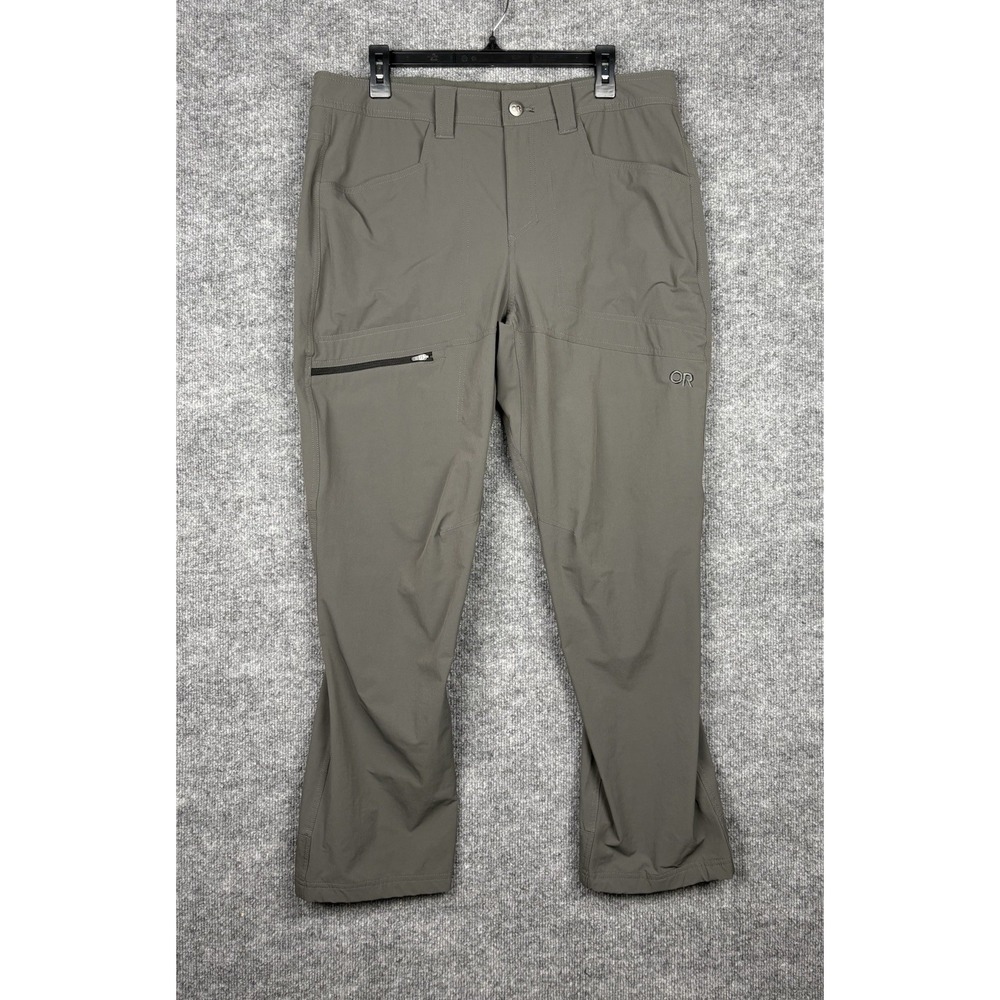 Outdoor Research Voodoo Pants Mens 36x29 Gray Softshell Hiking Climbing Stretch